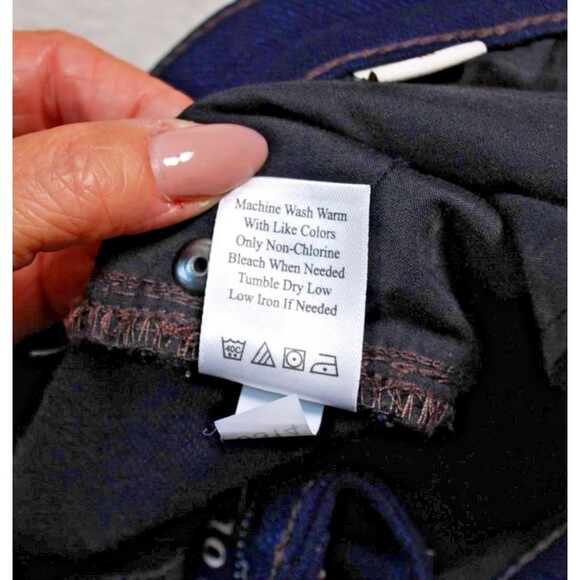 Coldwater Creek Jeans Women's Size 10 Dk Wash Slim Leg Capri Natural Fit NWT - Picture 5 of 7